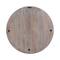 Habitat Robia 20" Distressed Gray Carved Wood Wall Art